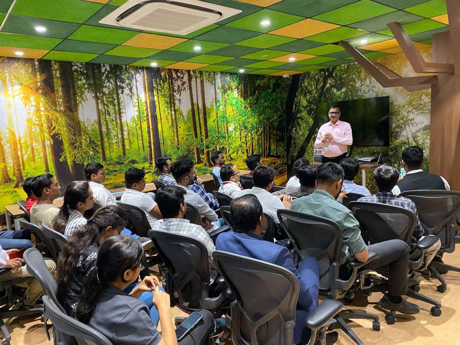 Financial awareness training session