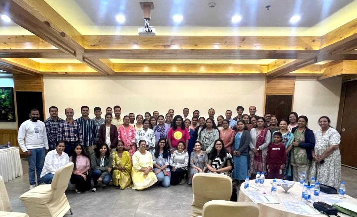 Group photo from financial awareness session